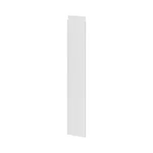 GoodHome Garcinia Integrated handle Gloss light grey Tall wall Cabinet door (W)150mm (H)895mm (T)19mm