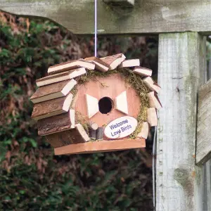 Handmade Rustic Wooden Bird House