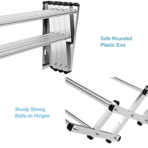 Stainless Steel Foldable Wall-Mounted Drying Rack