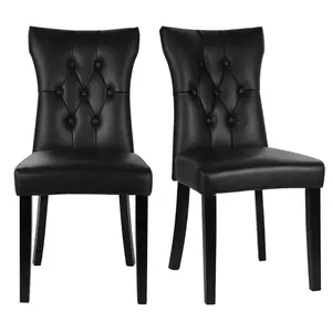 Adreana Upholstered Dining Chair (Set of 2) Black