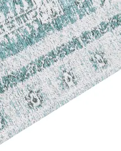 Cotton Area Rug 80 x 150 cm Mint Green FULLA