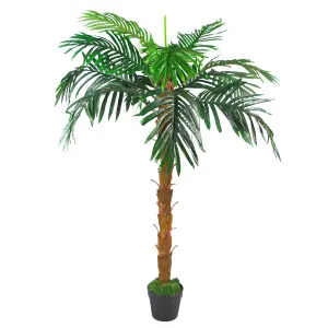 130cm Artificial Princess Palm Tree Natural Trunk