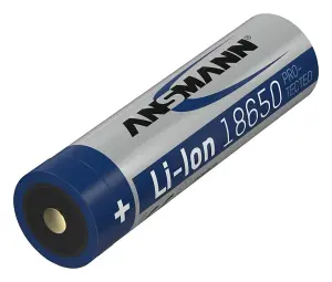 ANSMANN - 3.6V 2600mAh 18650 Li-Ion Battery  with Micro USB Charging