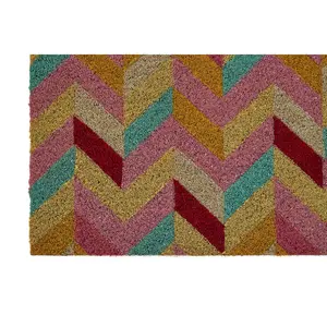 Interiors by Premier Chevron coir doormat