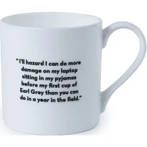 James Bond Q Quote Bone China Mug White/Black (One Size)