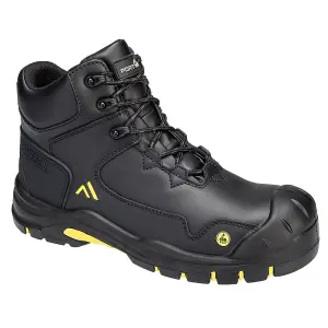 Portwest Apex Composite Mid Boot S3S ESD HRO SR SC FO Black/Yellow