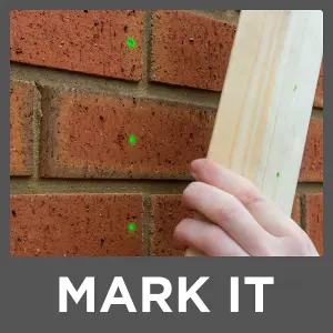 Marxman Fluorescent green Non-permanent Chalk marking tool