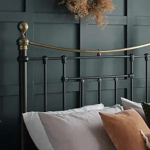 Birlea Bronte Double Bed Frame In Black