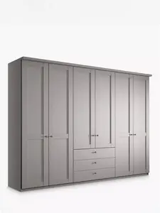 John Lewis Marlow 300cm Hinged Door Wardrobe With 3 Drawers