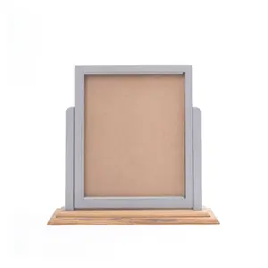 Mirano Grey Mirror H60 W60 D15cm