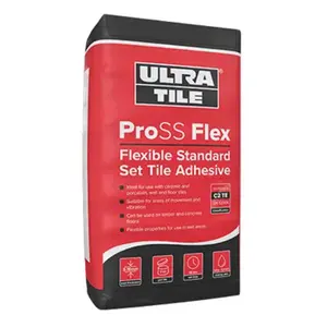 UltraTile ProSS Flex Standard Set Flexible Tile Adhesive - White, 20kg