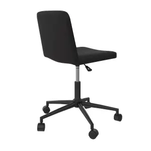 Corey Office Task Chair Black Faux Leather