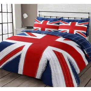 Rasheema Duvet Set Multi / Proud Union Jack / Double - 2 Standard Pillowcases