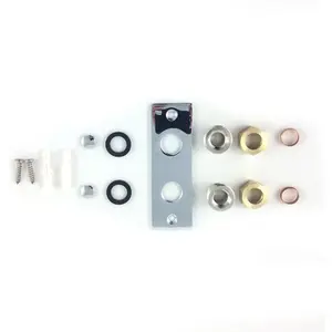 Bidet Thermostatic Shower Fixing Wall Plate Bathroom Toilet Valve Back Chrome