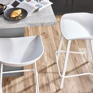 Dragan Bar Stool (Set of 2) White