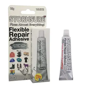 Stormsure Flexible Repair Adhesive White 15g: Ultimate Solution for Diverse Repair Needs