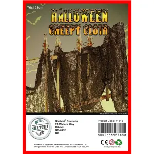 Halloween Creepy Table Cloth - Spooky Party Decoration for Door, Window, Table