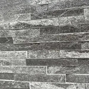 Splitface Multicolour patterned stone cladding - Mont Blanc Nero - MyDecorativeStone - 7 Boxes, 3.1m2