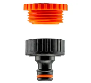 Garden Hose ALL Connectors Fittings Universal Standard Hozelock Compatible Black Tap Connector 3/4" & 1/2"