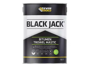 Everbuild 90305 Black Jack 903 Bitumen Trowel Mastic 5 litre EVB90305