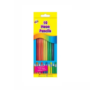 ArtBox Neon Coloured Pencil (Pack of 10) Multicoloured (One Size)