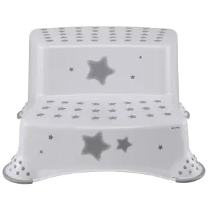 Keeeper White Stars Baby Potty, Toilet Seat & Double Step Stool Set