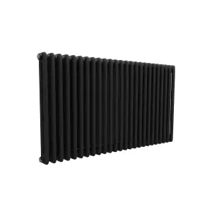 Nes Home 1145 X 600 mm Double Column  Matte Black Radiator