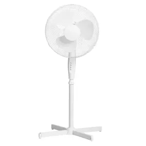 Hardys 16" Oscillating Pedestal Fan 3 Speed Floor Standing Electric Office Cooling Air