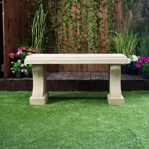 White Sandstone Garden Bench Seat