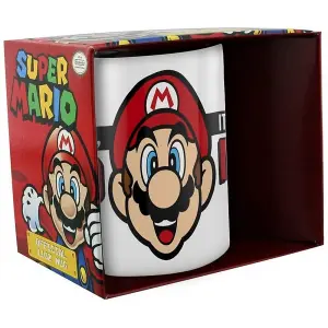 Super Mario Its A Me Mario Mug White/Black/Red (One Size)