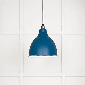 White Gloss Brindley Pendant in Upstream