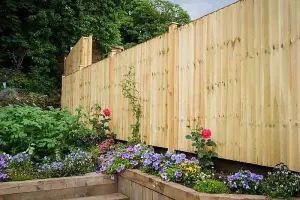 Standard Featheredge Vertical Panel - Timber - L5 x W182.8 x H166.7 cm