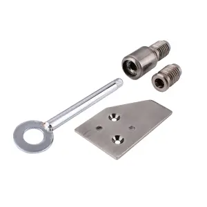 Sash Heritage Sash Stop with Key & 2 Inserts - 19mm - Antique Nickel