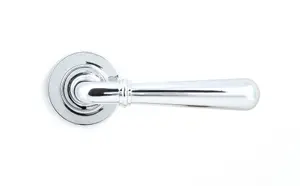 From The Anvil Polished Chrome Newbury Lever on Rose Set (Plain) - Unsprung