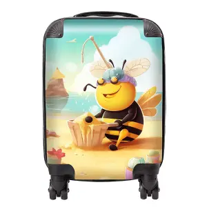 Bumblebee On A Beach Holiday Suitcase - Small