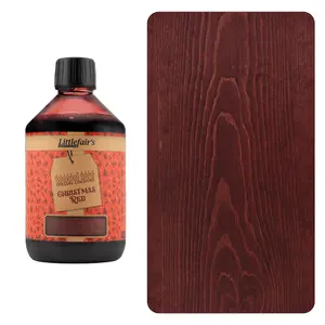 Littlefair's - Indoor & Outdoor Wood Stain - Christmas Red - 500ml