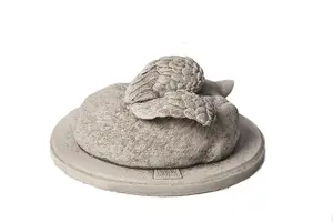 Memorial Resting Cat Stone Garden Ornament