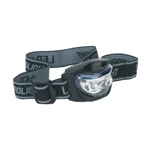 Sealey Head Torch 3W SMD & 2 Red LED 3 x AAA Cell HT03LED