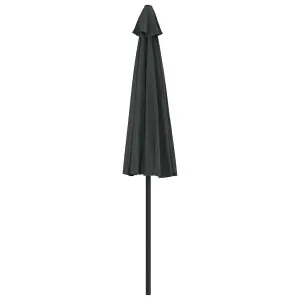 Berkfield Balcony Parasol with Aluminium Pole Anthracite 270x135 cm Half