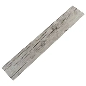 36 pcs Self Adhesive Wood Grain Effect PVC Laminate Flooring Planks, Peel & Stick Floor Tiles, Grey, 5 m² Coverage