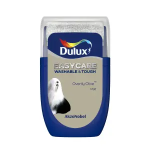 Dulux Easycare Washable & Tough Overtly olive Matt Wall & ceiling Emulsion paint, 30ml Tester pot