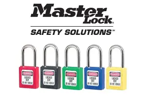 Master Lock - Lockout Padlock - 38mm Body & 6mm Hardened Steel Shackle