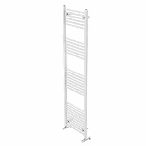 Rinse Modern Bathroom Heated Towel Rail Ladder Radiator 1800x500mm Straight for Bathroom Kitchen White