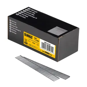 DeWalt 18 gauge Galvanised Straight Collated Brads (L)15mm, Pack of 5000