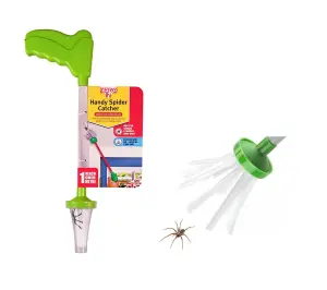 Spider Catcher Pick Up Tool Humane Long Handled Reach Crawling Insect Bug Trap