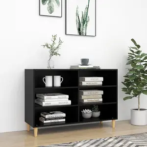 Berkfield Sideboard Black 103.5x35x70 cm Engineered Wood