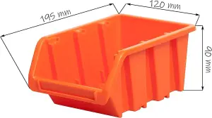 WALL MOUNTED TOOL PEG BOARD SET GARAGE STORAGE BINS WORKSHOP RACK SHED ORGANISER Model 6