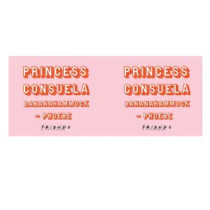 Friends Pheobe Quote Mug White/Pink/Orange (One Size)