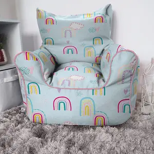 rucomfy Printed Indoor Rainbow Sky Children's Chair Beanbag