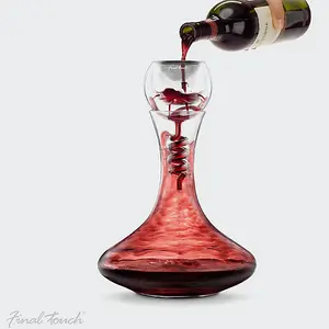 Final Touch Twister Glass Aerator & Decanter Set